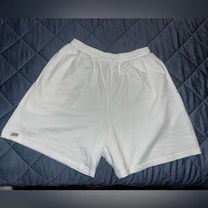 Vintage 1980s SOFFE white shorts with drawstring